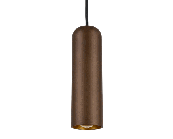 Brons mat gespoten hanglamp