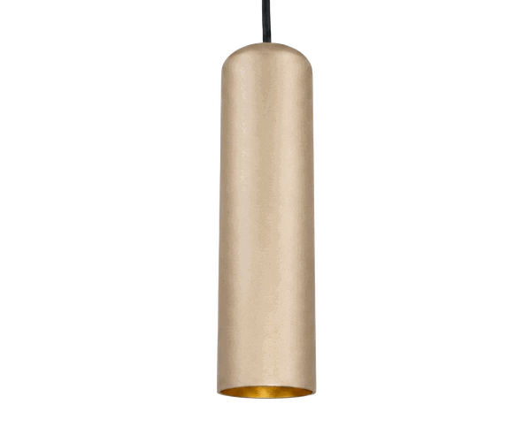 Champagne mat gespoten hanglamp