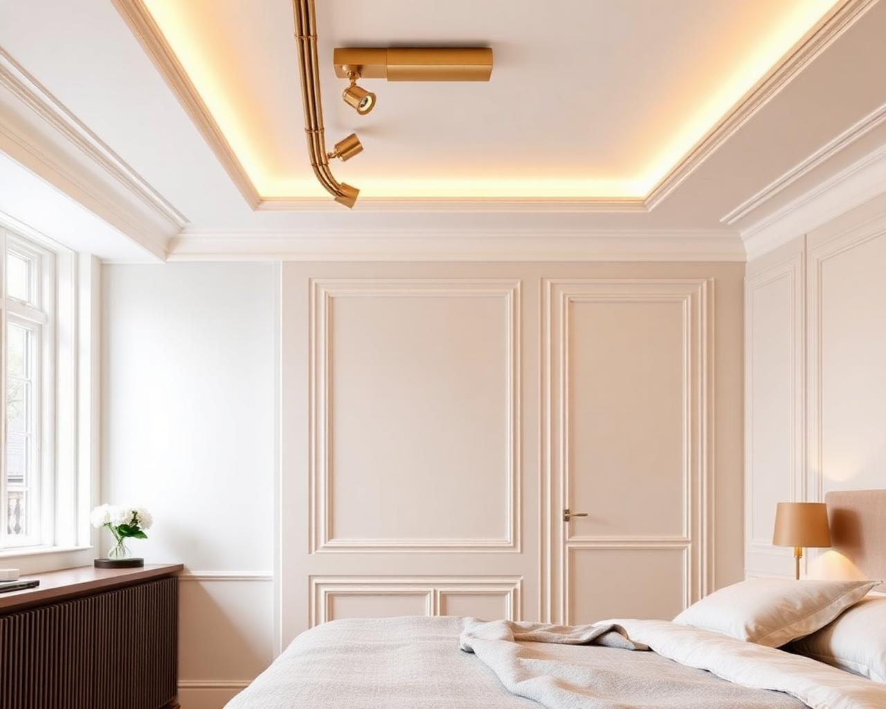 Magneet 48V in champagne — slaapkamer